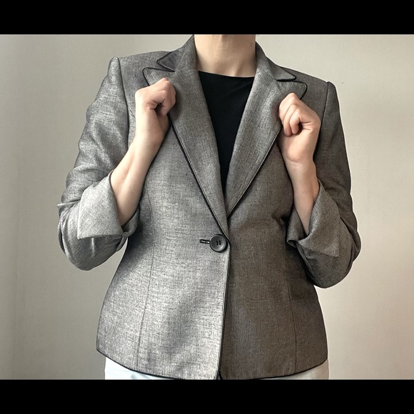 Le Suit shinny grey jacket - Picture 5 of 10